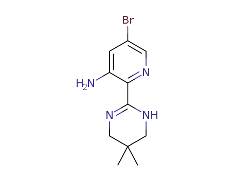 5-bromo-2-(5,5-dimethyl-4,6-dihydro-1H-pyrimidin-2-yl)pyridin-3-amine