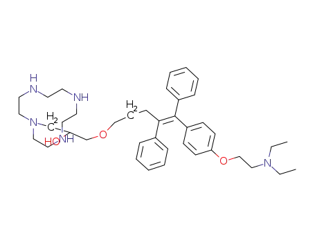 (Z)-1-(1,4,7,10-tetraazacyclododecan-1-yl)-3-((5-(4-(2-(diethylamino)ethoxy)phenyl)-4,5-diphenylpent-4-en-1-yl)oxy)propan-2-ol