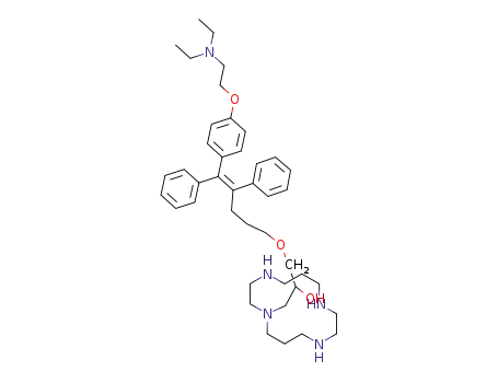 (Z)-1-(1,4,8,11-tetraazacyclotetradecan-1-yl)-3-((5-(4-(2-(diethylamino)ethoxy)phenyl)-4,5-diphenylpent-4-en-1-yl)oxy)propan-2-ol