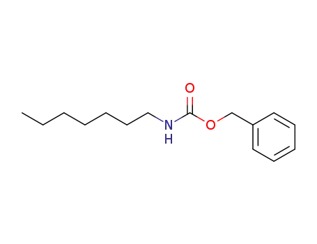 Molecular Structure of 125640-84-8 (Carbamic acid, heptyl-, phenylmethyl ester)