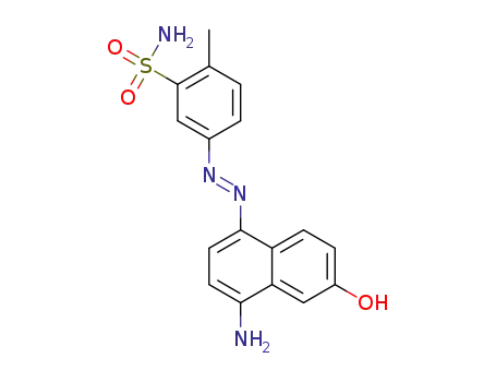 (E)-5-((4-amino-6-hydroxynaphthalen-1-yl)diazenyl)-2-methylbenzenesulfonamide