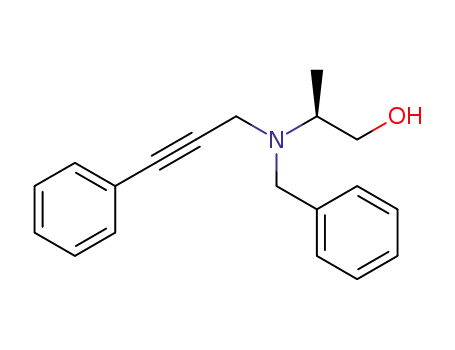 (S)-2-[benzyl(3-phenylprop-2-yn-1-yl)amino]propan-1-ol