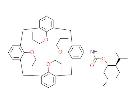 5-menthyl carbamate-25,26,27,28-tetrapropoxycalix[4]arene
