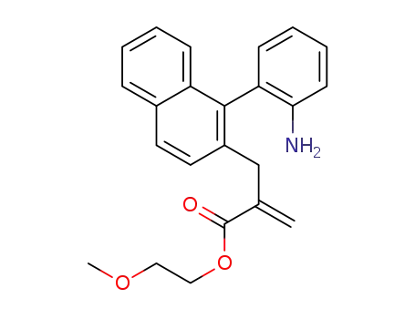 2-methoxyethyl 2-((1-(2-aminophenyl)naphthalen-2-yl)methyl)acrylate