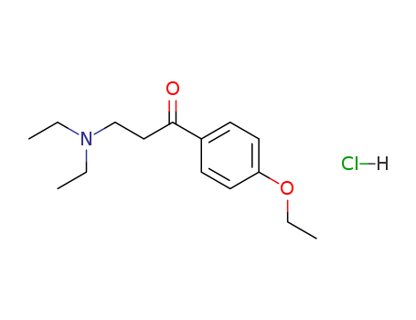 1-Propanone, 3-(diethylamino)-1-(4-ethoxyphenyl)-, hydrochloride