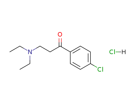 β-(N,N-diethylamino)-p-chloropropiophenone hyrdochloride