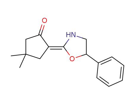 (E)-4,4-dimethyl-2-(5-phenyloxazolidin-2-ylidene)cyclopentan-1-one