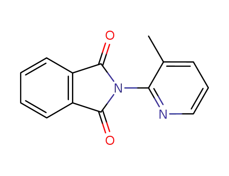 Molecular Structure of 64959-77-9 (1H-Isoindole-1,3(2H)-dione, 2-(3-methyl-2-pyridinyl)-)