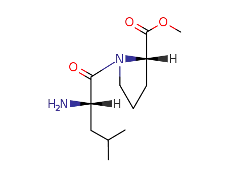 Molecular Structure of 72087-28-6 (L-Proline, L-leucyl-, methyl ester)