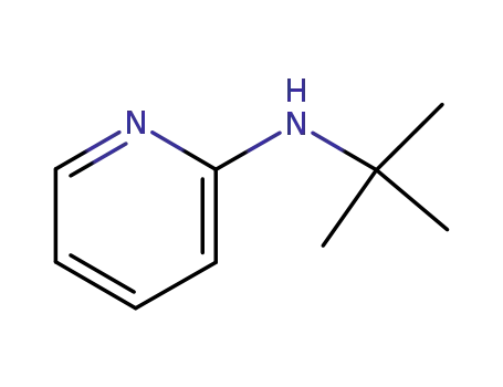 Molecular Structure of 76293-30-6 (2-Pyridinamine, N-(1,1-dimethylethyl)-)