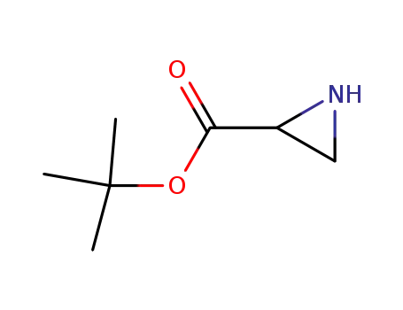 Molecular Structure of 82912-42-3 (2-Aziridinecarboxylicacid,1,1-dimethylethylester(9CI))