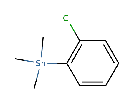 Molecular Structure of 17315-42-3 (Stannane, (2-chlorophenyl)trimethyl-)