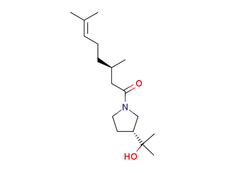 (R)-1-[(R)-3-(1-Hydroxy-1-methyl-ethyl)-pyrrolidin-1-yl]-3,7-dimethyl-oct-6-en-1-one