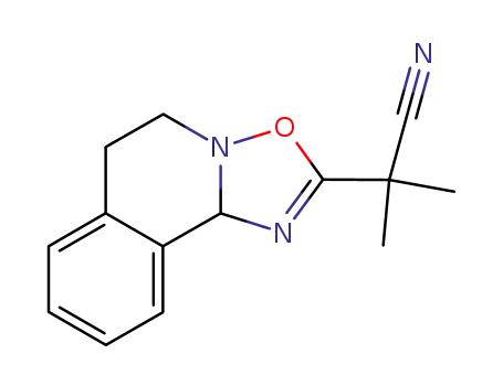 2-(5,9b-Dihydro-4H-3-oxa-1,3a-diaza-cyclopenta[a]naphthalen-2-yl)-2-methyl-propionitrile