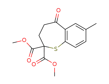 dimethyl 7-methyl-5-oxo-2,3,4,5-tetrahydro-1-benzothiepin-2,2-dicarboxylate