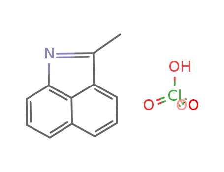 Molecular Structure of 78915-06-7 (2-methylbenzo[c,d]indole perchlorate)