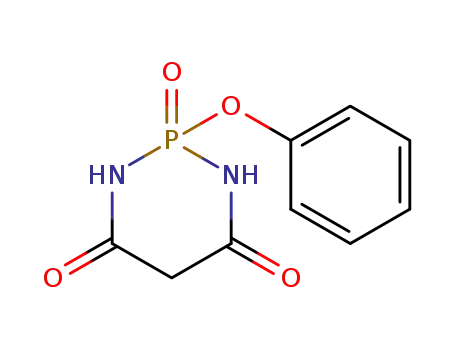 2-Phenyloxy-4,6-dioxo-hexahydro-1,3,2-diazphosphorin-2-oxid