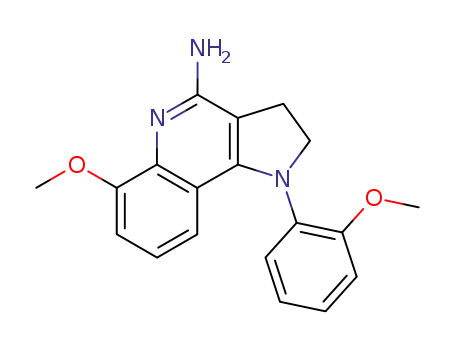1-(2-methoxyphenyl)-4-amino-6-methoxy-2,3-dihydropyrrolo<3,2-c>quinoline