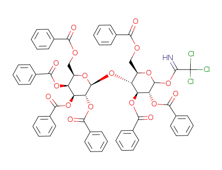 Trichloroacetimidate 2,3,6-tri-O-benzoyl-4-O-(2,3,4,6-tetra-O-benzoyl-α/β-D-galactopyranosyl)-α/β-D-glucopyranoside