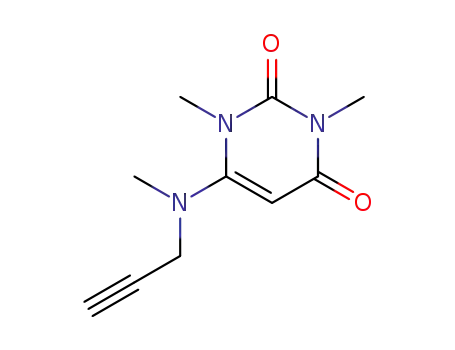 1,3-dimethyl-6-(N-methyl-N-propargyl)aminouracil