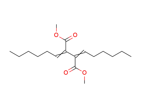 Molecular Structure of 144079-84-5 (Butanedioic acid, dihexylidene-, dimethyl ester)