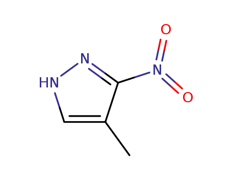Molecular Structure of 38858-90-1 (4-Methyl-3-nitro-1H-pyrazole)