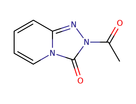 Molecular Structure of 27191-52-2 (1,2,4-Triazolo[4,3-a]pyridin-3(2H)-one, 2-acetyl-)