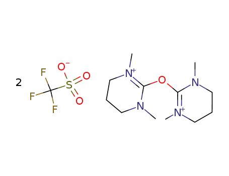2,2'-oxy-bis(1,3-dimethyl-tetrahydropyrimidinium) bis(trifluoromethanesulfonate)