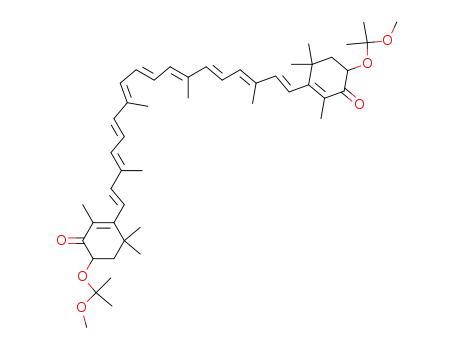 (3RS,3'RS)-Astaxanthin-bis(1-methoxy-1-methylaethyl)aether