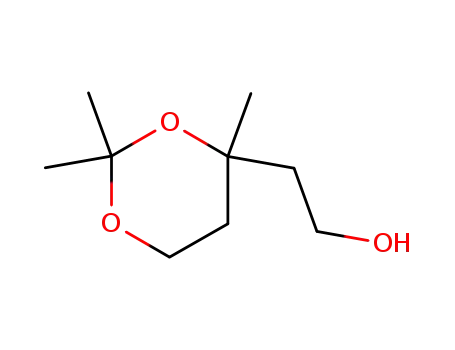 Molecular Structure of 154066-61-2 (1,3-Dioxane-4-ethanol, 2,2,4-trimethyl-)