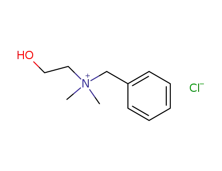 benzyldimethyl-2-hydroxyethyl-ammonium chloride