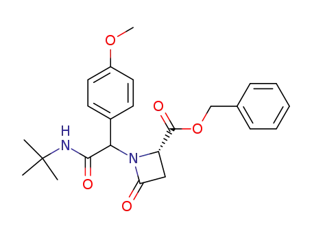 4-benzyloxycarbonyl-1-<(N-tert-butylcarbamoyl)(4-methoxyphenyl)methyl>azetidin-2-one