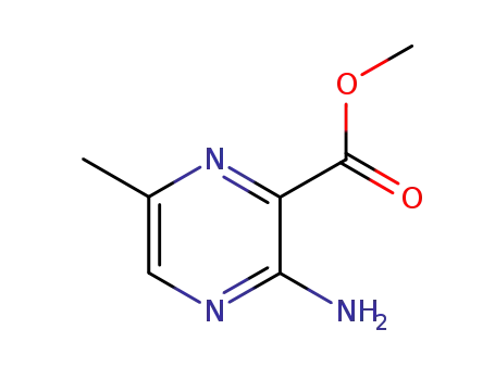 Molecular Structure of 2032-84-0 (3-Amino-6-methyl-pyrazine-2-carboxylic acid methyl ester)