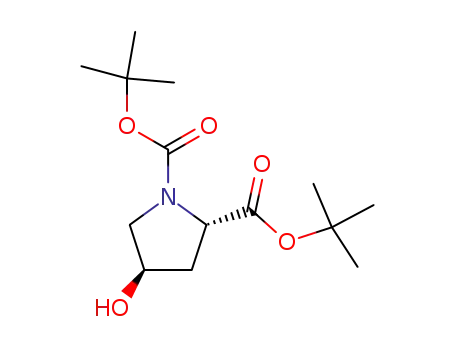 Molecular Structure of 170850-75-6 (BOC-HYP-OTBU)