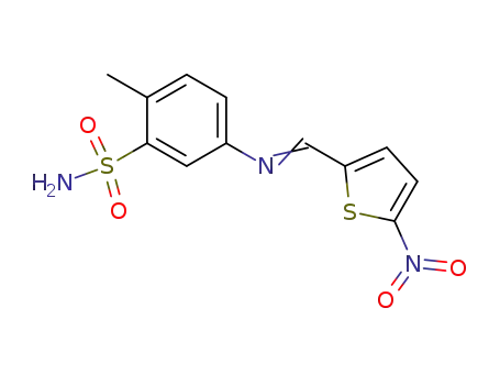 5-(5'-Nitro-2'-thienylmethylideneamino)-2-toluenesulfonamide