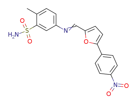 5-[5'-(p-Nitrophenyl)-2'-furfurylideneamino]-2-toluenesulfonamide