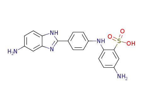 4-amino-4'-(5(6)-aminobenzimidazol-2-yl)-2-sulfodiphenylamine