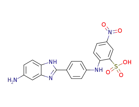 4'-(5(6)-aminobenzimidazol-2-yl)-4-nitro-2-sulfodiphenylamine