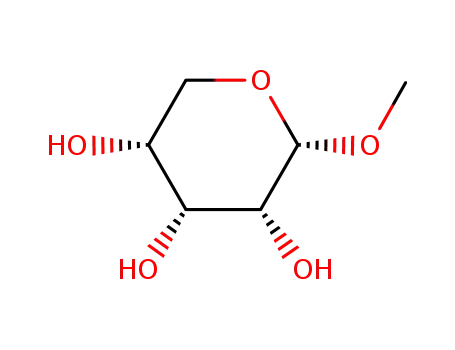 Molecular Structure of 6207-03-0 (.alpha.-D-Ribopyranoside, methyl)