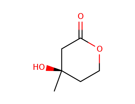 Molecular Structure of 19115-49-2 ((R)-BETA-HYDROXY-BETA-METHYL-DELTA-VALEROLACTONE)