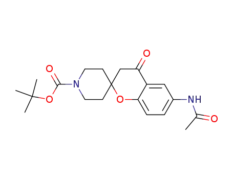 6-ACETYLAMINO-4-OXO-2-SPIRO(N-BOC-피페리딘-4-YL)-벤조피란