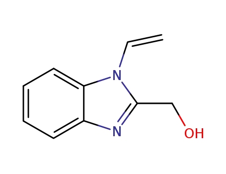 Molecular Structure of 63633-05-6 (1H-Benzimidazole-2-methanol,1-ethenyl-(9CI))