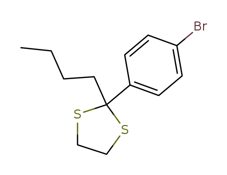 2-(4-bromophenyl)-2-butyl-1,3-dithiolane