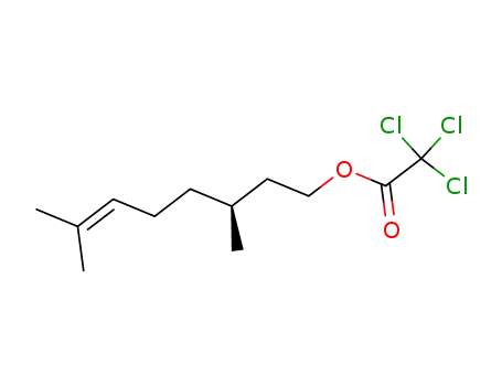 Trichloro-acetic acid (S)-3,7-dimethyl-oct-6-enyl ester