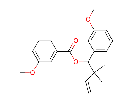 3-methoxy-benzoic acid 1-(3-methoxy-phenyl)-2,2-dimethyl-but-3-enyl ester
