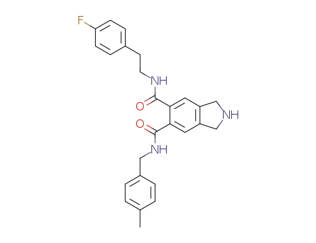 2,3-dihydro-1H-isoindole-5,6-dicarboxylic acid 5-{[2-(4-fluoro-phenyl)-ethyl]-amide} 6-(4-methyl-benzylamide)