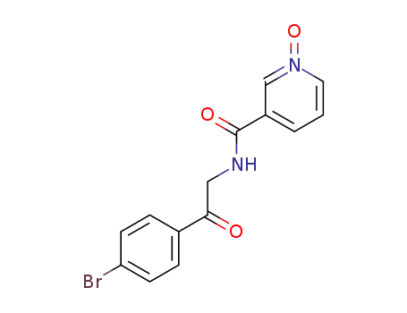 N-[2-(4-bromo-phenyl)-2-oxo-ethyl]-1-oxy-nicotinamide