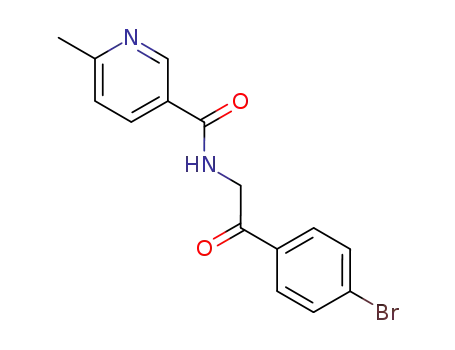 N-[2-(4-bromo-phenyl)-2-oxo-ethyl]-6-methyl-nicotinamide