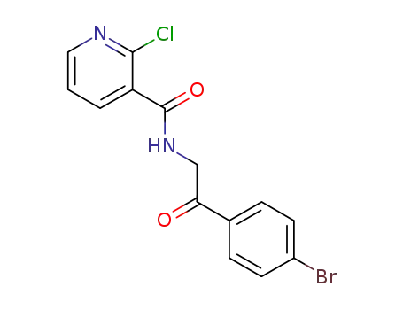 N-[2-(4-bromo-phenyl)-2-oxo-ethyl]-2-chloro-nicotinamide