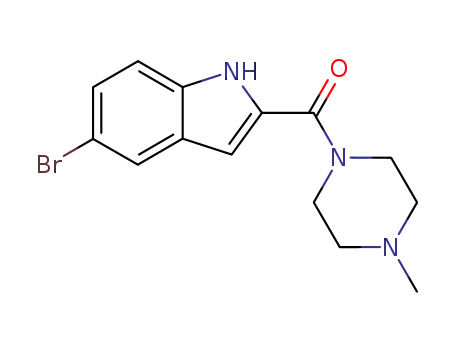 (5-bromo-1H-indol-2-yl)-(4-methylpiperazin-1-yl)methanone